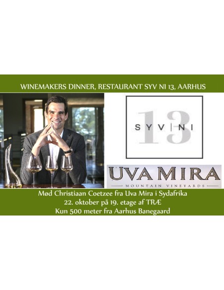 Winemakers dinner Uva Mira på Restaurant SyvNi13