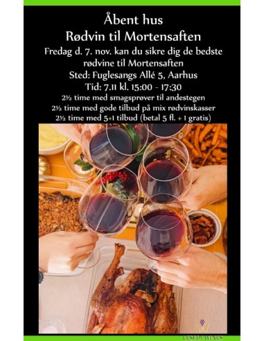 7. november Åbent Hus (Mortensaften)